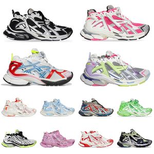 2024 Designers Casual Shoes Belanciaga Runner 7.0 Top Quality Women Men Trainers Pink Black White Fashion Breathable Height Increasing Sneakers Size 35-46