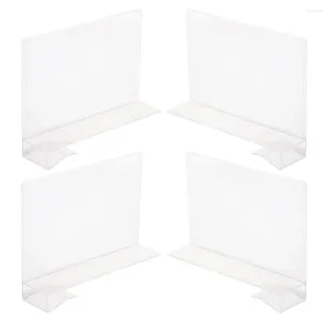 Hooks 4 Pcs Partition Plate Adjustable Shelf Cabinet Drawer Organizer Closet Storage Divider Pp Wardrobe Clothes Separator Plastic