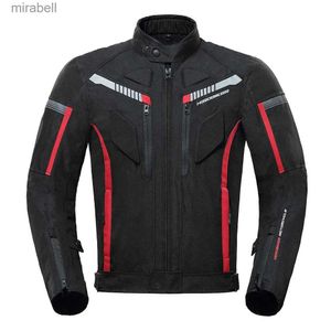 Women's Jackets Motorcycle Jacket Waterproof Wear-resistant Men's Biker Jacket Anti-fall Motorcycle Equipment Reflective Motocross Racing Jacket YQ240123