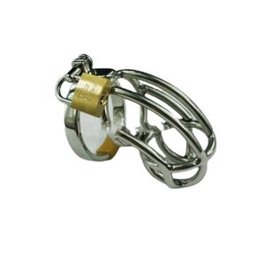 Male Chastity Devices Pa Cock Lock Glans Piercing Curve Penis Ring Restraint Steel Cage Metal Lock Slaves Bondage Bdsm Mens Fetish Toys Gays Cbt New522