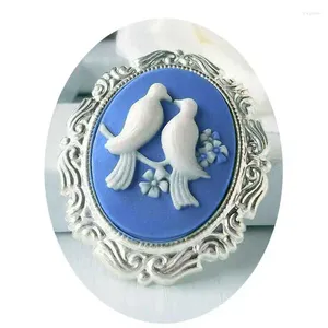 Кольца кластера, ювелирные изделия, винтажные голуби, размеры 6-10, женские свадебные птицы, мужские, посеребренные