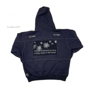 Erkekler ve Kadınlar Yaşam Cavempt Retro Street Ortak Çiçek Çiçek Kazak Hoodie CE Sweater Ucuz Loe