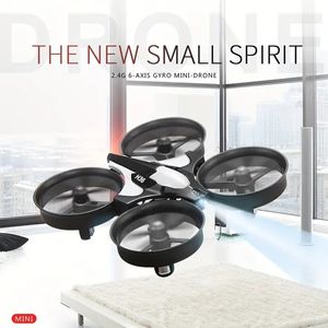 RC MINI DRONE LED Light Six-Axis One-Key Return Remote Control Drone Toy