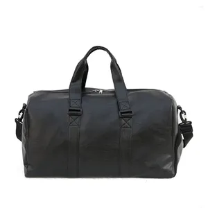 Duffel Bags Weysfor Large Male Leather Travel Duffle Bag Fitness PU Men Suitcase Handbags Shoulder Capacity
