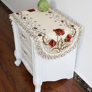 Table Cloth Lace Tablecloth 40 85cm Home Mat Embroidered Ornament Oval Party DecorationDining Useful Brand