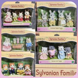 Action Toy Figures Sylvanian Families Anime Girl Figures Baby Series Figure Furniture Set Pvc Statue Model Doll Collection Ornaments Gifts Toys