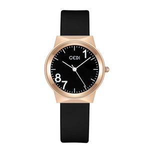 Relógio feminino relógios de alta qualidade luxo quartzo-bateria casual silicone à prova dwaterproof água 33mm relógio a3
