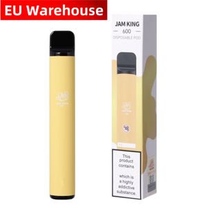 Sbuffo di svapo usa e getta 600 Jam King 600 sigarette elettroniche Magazzino tedesco in stock Sigaretta elettronica 2ml Preriempita 550mAh Batteria sapori di succo puff bar penna vape 2% 20mg