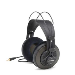 ヘッドセットオリジナルSAMSON SR850監視ヘッドセット付きベロアEarpads Semi-Open-MonitorヘッドフォンStudiOPCレコーディングカラオケゲームJ240123