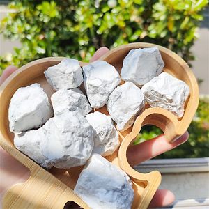 Natural Rough Raw White Howlite Tumbled Stone Natural Quartz Crystals Gemstone Specimen Energy Stone For Healing