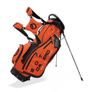 Golftaschen, Golfschläger, grauer Clown, Standtasche, Segeltuch, Persönlichkeitsmuster, große Kapazität, wasserdichte Golf-Unisex-Taschen, große Kapazität, starke Praktikabilität