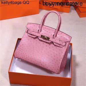 Borsa in pelle di struzzo Bkns Handswen Borsa in pelle di design di alta qualità realizzata a mano in pelle 2KMKFHUUDXWL