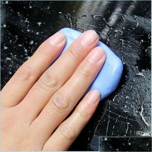 Car Sponge Magic Clean Clay Bar Blue Cleaning Detail Care Tool Sludge Washing Mud Washercar Drop Delivery Mobiles Motorcycles Automobi Dhpl7