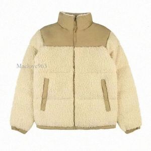 Designer Womens Jackets Winter Fleece Jacket Women Faux Shearling Outerwear Coats Female Suede Fur North Coat Men Warm Thickened Lamb Puffer-nf