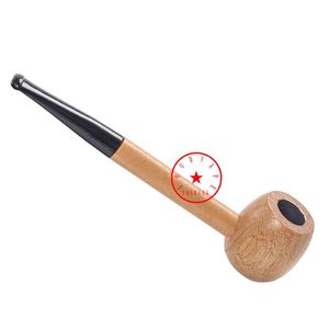 Nuovo stile Tubi tascabili in legno naturale Filtro rimovibile portatile Erba secca Cucchiaio per tabacco Ciotola Portafumo Tubi innovativi Tubo a mano