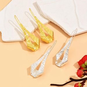 Dangle Earrings Gold Color Water-Drop Shape Leaves For Women Vintage Piercing Eardrop Accessories Girls Wedding Jewelry Gifts