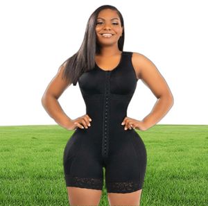 Women039s Shapers Compression Double Full Body Stage 2 Faja With Bra Women Underbust Shapewear Bodysuit Tummy Control Waisttrai3692951