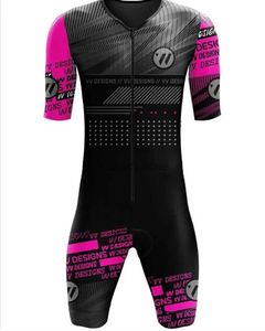 Herrspårsugnar VV SprotSwear Cycling Skinsuit 20D Gel Pad Riding Clothing Short Seve Jumpsuit Triathlon Race Speedsuit Mens Pro Size 2XS-4XLH24123