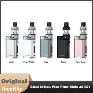 Eleaf Istick Pico Plus Kit 4ml Melo 4S Tank tek 18650 pil 75W Yenilikçi Ast-Steel Flavr'ı arttırmak için