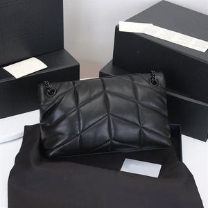 2021 جديد عالي الجودة حقيبة جلدية حقيبة Lambbskin Material Ladys Bag Bag Clasp Clamshell أكياس 29 سم حقيبة يد جلدية 3A 19126217Y