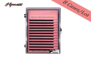 8 PacksLot Eye Lash Extension Eyelashes Classic Mink Eyelashes Deep Matte Hand Made9284797