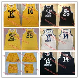 Men's #14 Will Smith Bel-Air Academy Basketball Jersey Stitched #25 Carlton Banks The Fresh Prince of Bel-Air Filim Jersey S-2XL