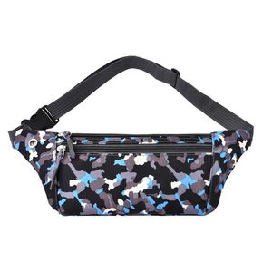 Marsupi per il tempo libero Borsa sportiva da corsa mimetica per esterni Borsa sportiva da uomo e da donna Fitness Petto impermeabile Antifurto Aderente Multi scomparto Telefono cellulare