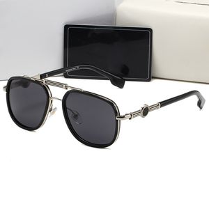 Polariserade designer solglasögon för män kvinnor män cool het mode klassisk tjock platta svart vit ram lyxig glasögon man solglasögon