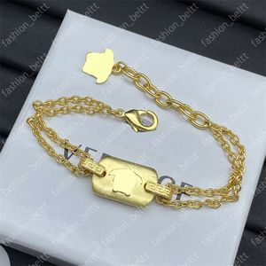 Charm Bracelets Luxury Head Designer Bracelet Women Chain Bracelet Men Gold Bracelets Premium Wedding Party Jewelry Accessories