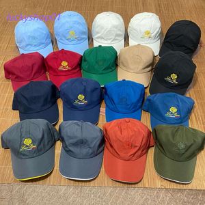 Designer Loro Piana Herrkvinnor Caps Fashion Baseball Cap Cotton Cashmere Hatts Falled Hats Summer Snapback broderi Casquette Beach Luxury Hats