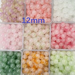 12mm Glass Beads for Jewelry Makings Round Crystal Loose Beads , Supplies Making Earring, Necklaces Kit , and DIY Crafts