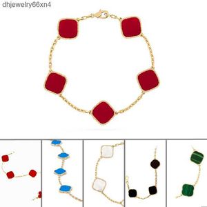 18 estilo de luxo trevo pulseira designer jóias para mulheres cleef amor charme pulseiras presentes presente natal qsc0