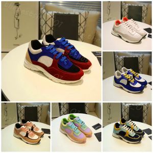 Designer Casual Shoes Stylish Calfskin Sneakers Men Womens Höjd Plattform Retro Socka Toppkvalitet Läder utomhus Sneakers