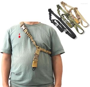 Pasy taktyczne MS3 Gun Sling Single 1 -Point Heavy Duty Rifle Wojskowy Nylon Bungee Akcesoria polowań 58889745