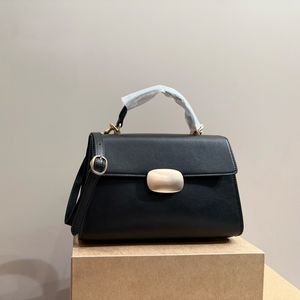 Grace Tasarımcı Çanta Eliza Tasarımcıları Crossbody Bags Vintage Metal Logo Düz omuz Çantası Yumuşak Deri Hasp Vintage Çanta