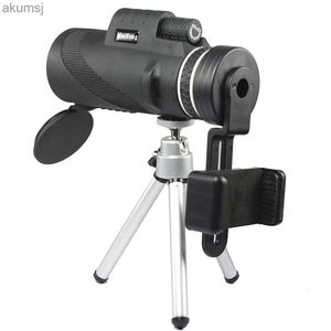 Telescopes Maifeng 40X60 Powerful Binoculars Telescope Zoom Professional Hunting Night Vision Military Hd High Quality Tripod Phone Hholder YQ240124