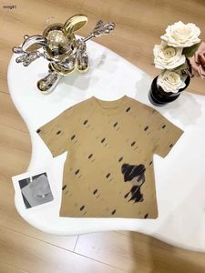 Brand kids T-shirts Simplified Bear Print child tees Size 100-150 cotton Baby clothes summer boys girl Short Sleeve Jan20
