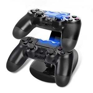 Blau-weiße Verpackung für 22 Farben P4 Wireless Controller Joystick Shock Spielkonsolen-Controller Bluetooth-Gamepad für P4 Playstation Play Station 4 Vibration