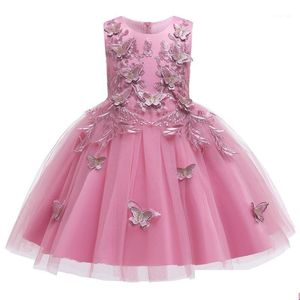 В наличии платья с цветочным узором для девочек, детское элегантное платье принцессы, лето 2021, свадебное и праздничное детское платье, костюм, 1 капля, доставка Dhtde