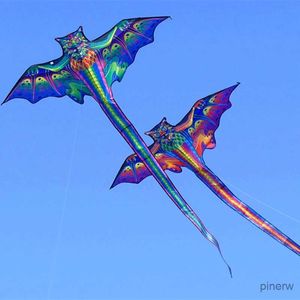 Akcesoria latawców Darmowa wysyłka smok latawiec dla dzieci nylon 3D 3D Flying Eagle Kites Dzieci latawiec linia Weifang Bird latawca Hurtowa