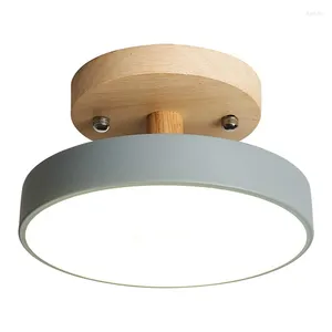 أضواء السقف الحديثة LED NORDIC WOOD LIGHTING FINGURE INDOOR LUMINAIRE KITCHN