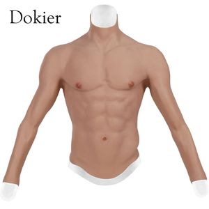 Costume Accessories Cosplay Suit Fake Belly Muscle Men's Chest Crossdresser Realistic Silicone Artificial Simulation Pectoralis