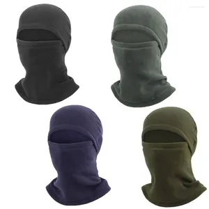 Cykelmössor Polar Fleece Balaclava Fashion Warmer Windproof Beanies Full Face Men Bonheter Women Man Man