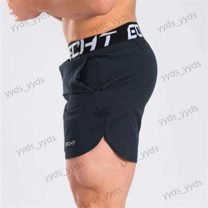 Men's Shorts Running Shorts Men Black Workout Sport Shorts Fitness GYM Athletic Shorts Jogging Male Summer Bodybuilding Short Pants T240124