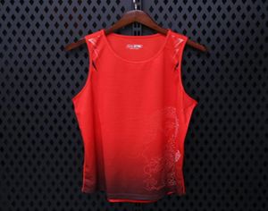 J034 Running Wear Jerseys Gym ärmlöst Track and Field Shirt Marathon Slim Tank Sport Vest T8049089