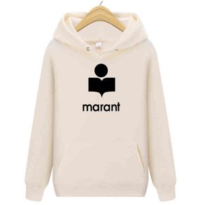 Women Unisex Couple Hoodies Marant Casual Streetwear Hooded Sweatshirts Loose Pullovers Tracksuit Tops Female Oversize Hoodie G1214983169