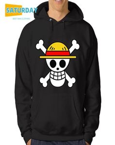 Men039s anime One Piece luffy fleece bluza bluzy zimowe manga bluzy boy girlsdrop statek LJ2012227087840