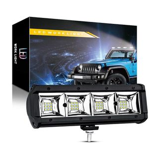 Light Bars Working Lights Car Led Work 9 Inch 36 108W Strip Floodlight Auxiliary Off-Road Top Headlights Drop Delivery Automobiles Mot Otzl0