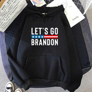 Mens Hoodies Moletons Lets Go Brandon Carta e Estrela Impressão Outono Inverno Férias Homens Mulheres Puro Algodão Lã Com Capuz Doce Streetwear Topsu4q V1li 3W