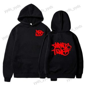 Herrtröjor tröjor y2k hoodie mönster tryck fast färg överdimensionerade kläder unisex ny punk harajuku fritid bästsäljande hoodie t240124